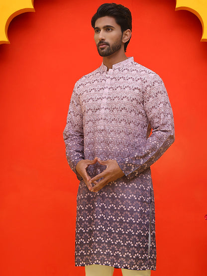 Ombre Printed & Embroidered Kurtas