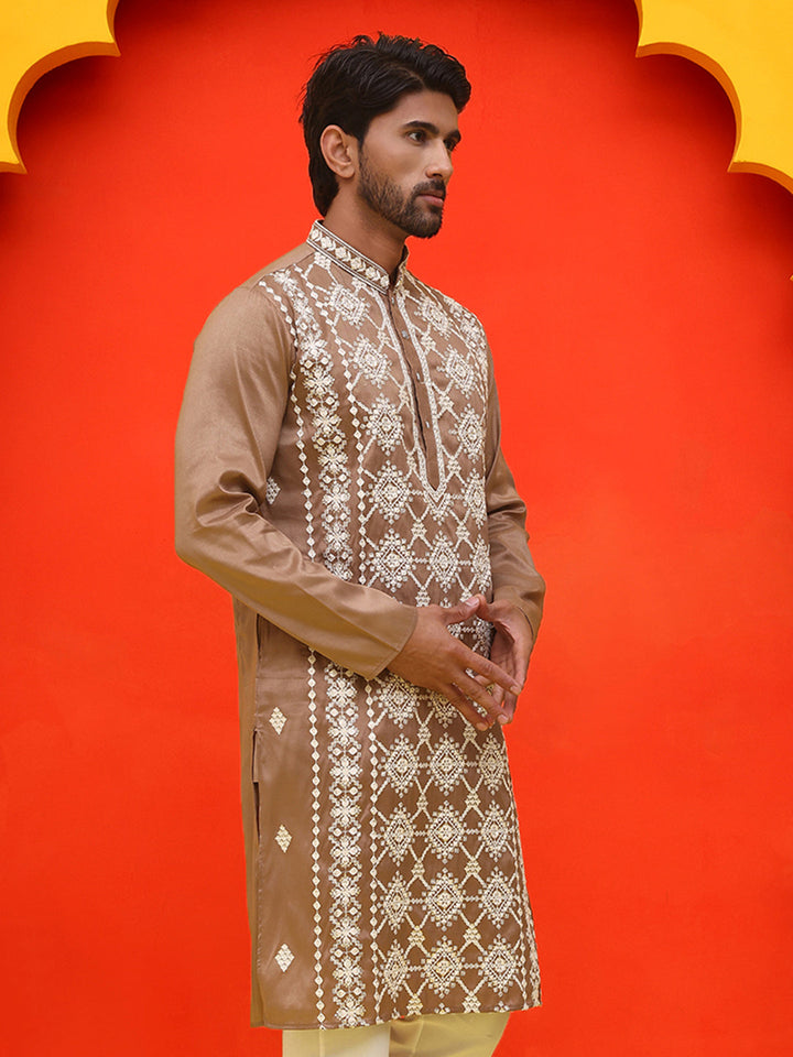 Embroidered Kurtas For Men