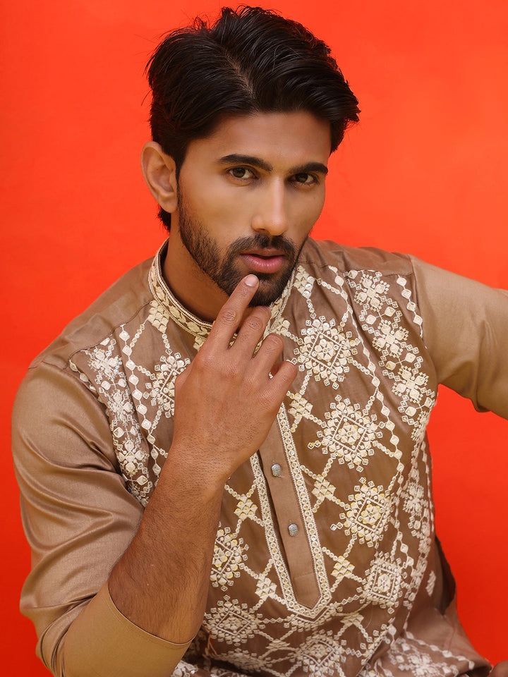 Embroidered Kurtas For Men