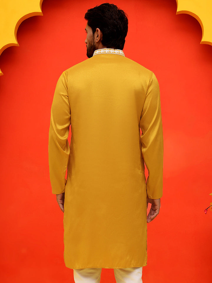 Embroidered Kurtas For Men