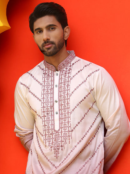 Ombre Printed & Embroidered Kurtas