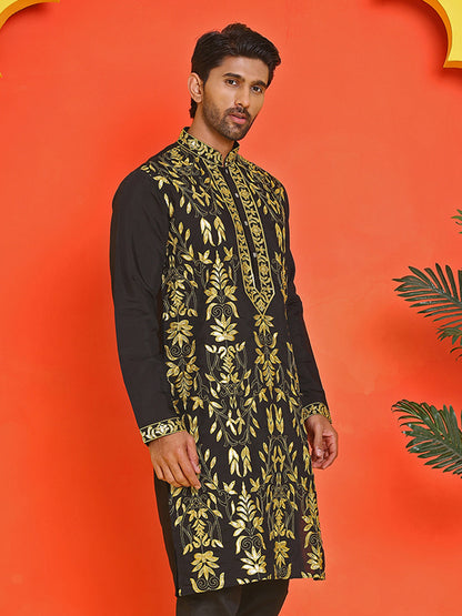 Embroidered & Sequins Kurtas For Men