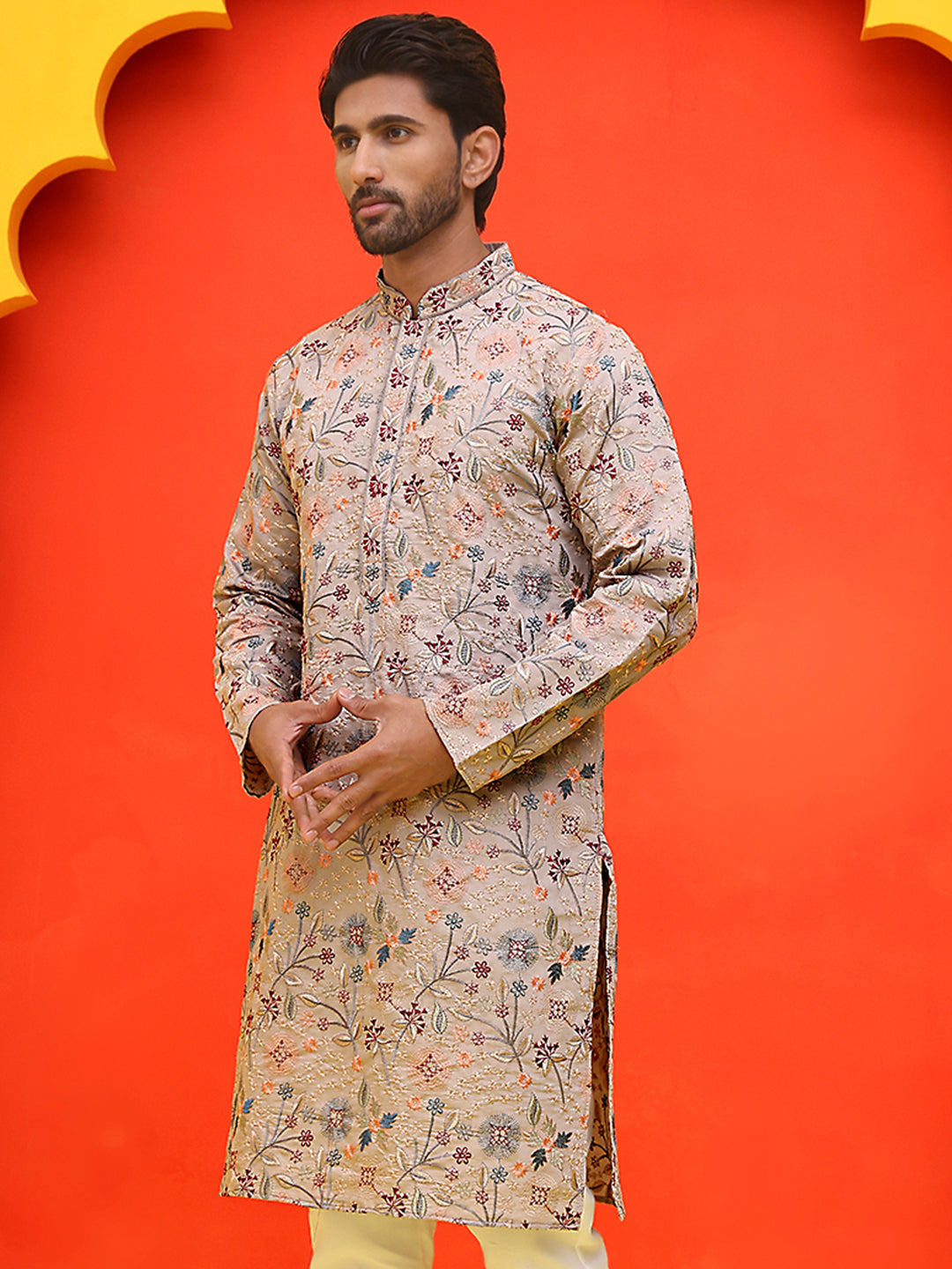 Embroidered Kurtas For Men
