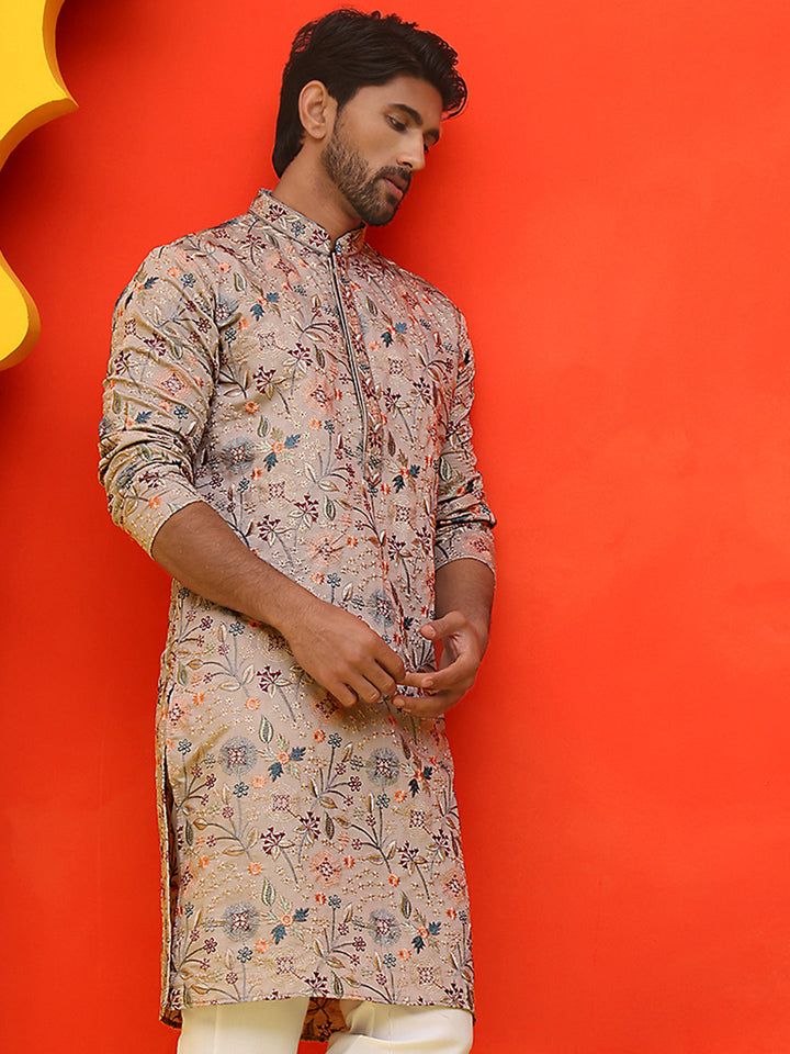 Embroidered Kurtas For Men