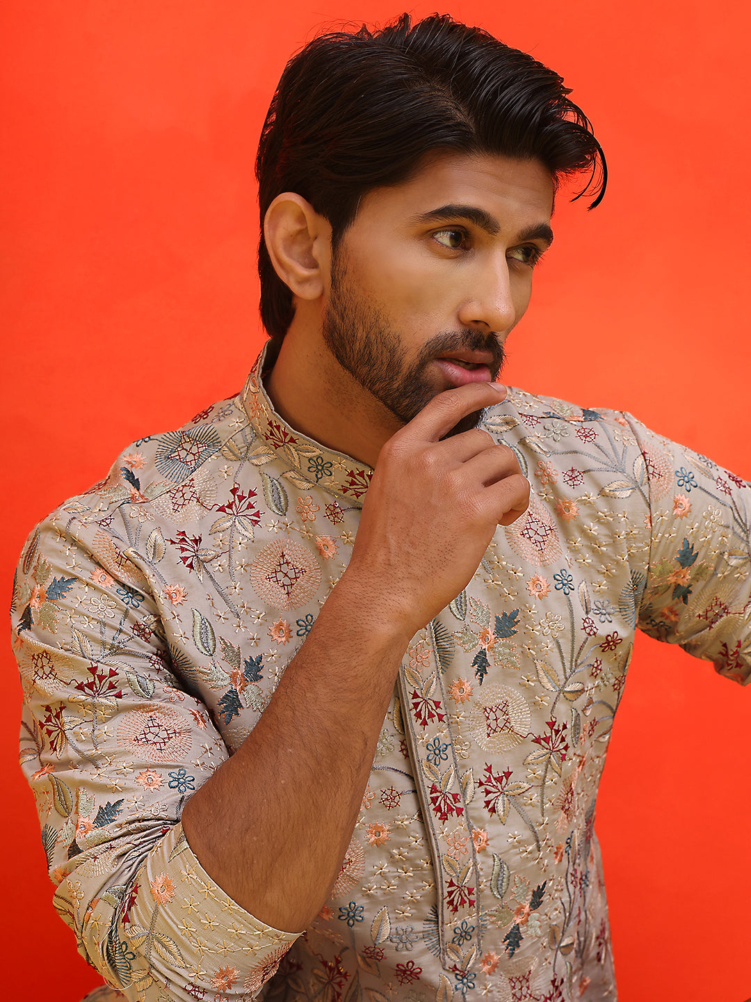 Embroidered Kurtas For Men