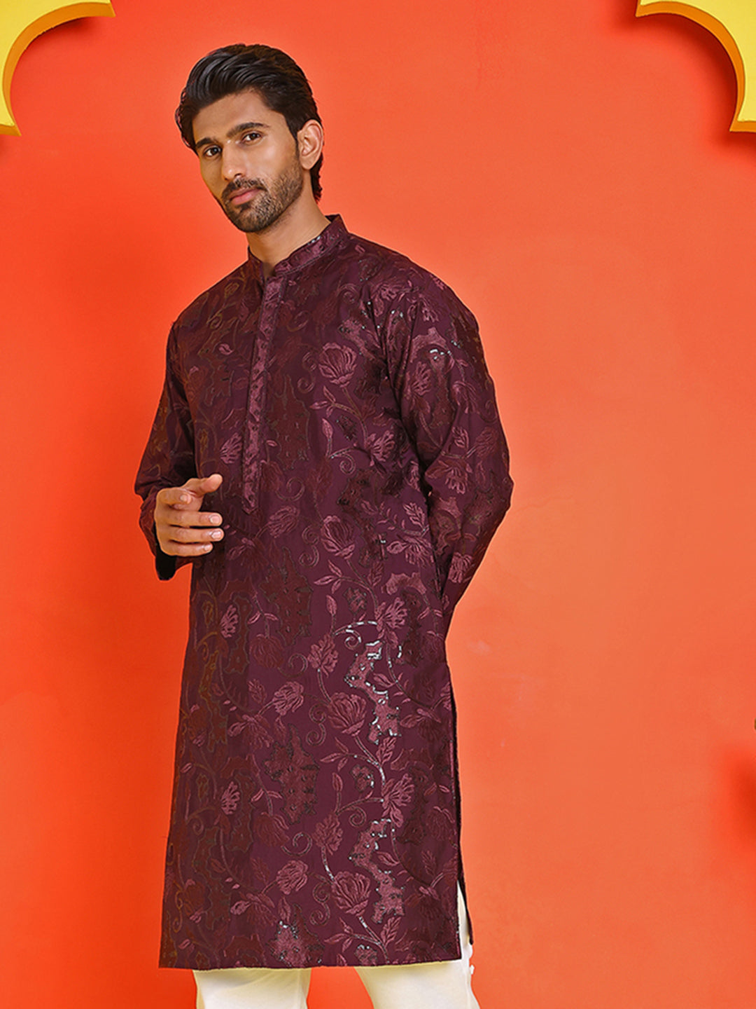 Embroidered Kurtas For Men