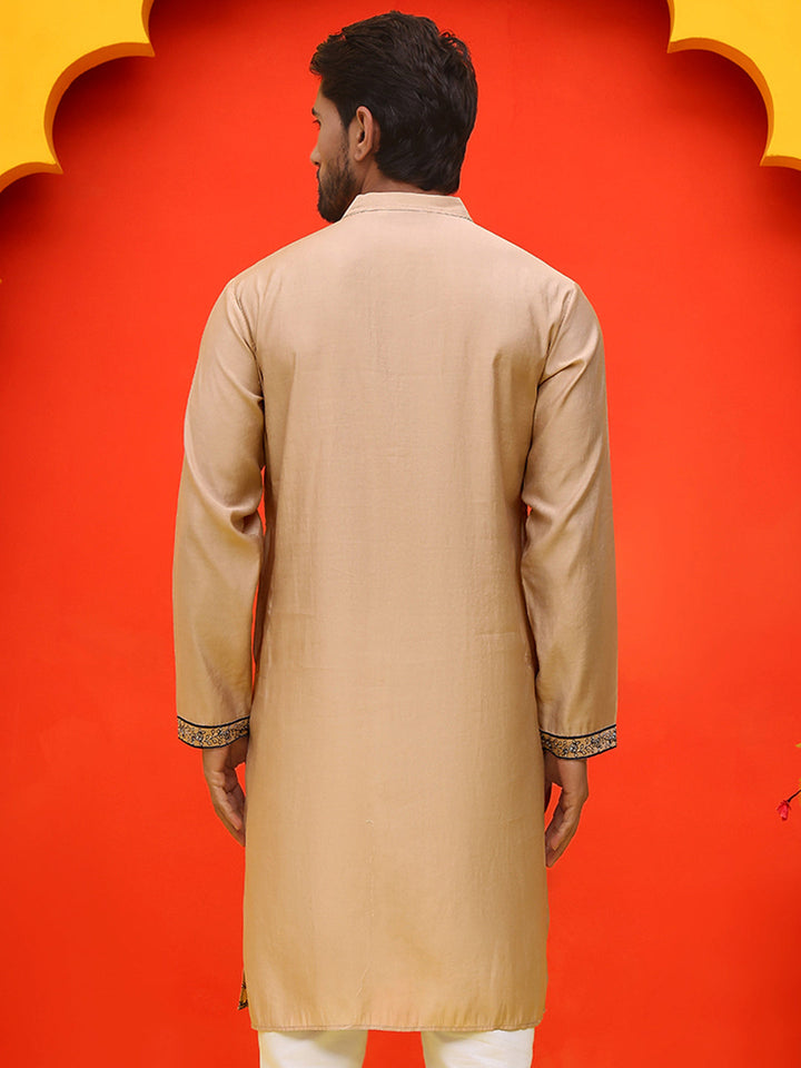 Embroidered &amp; Sequins Kurtas For Men