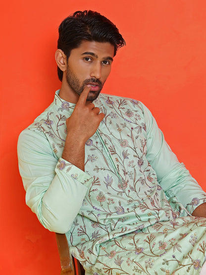 Floral Embroidered Straight Kurtas