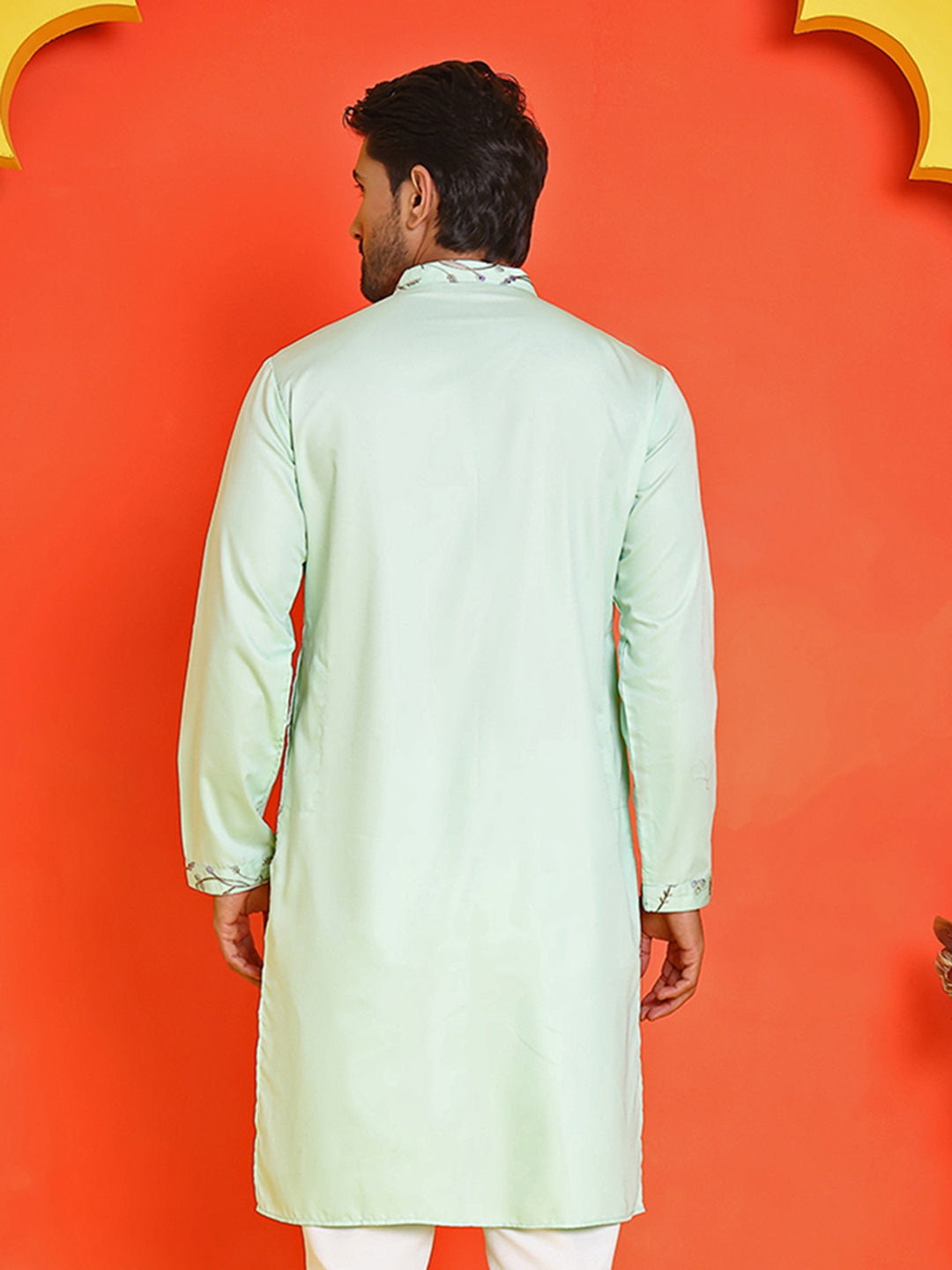 Floral Embroidered Straight Kurtas