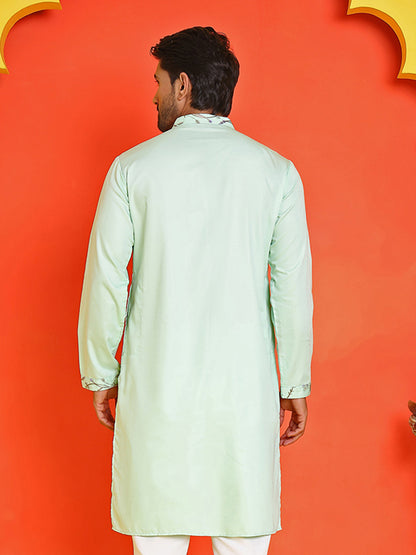 Floral Embroidered Straight Kurtas