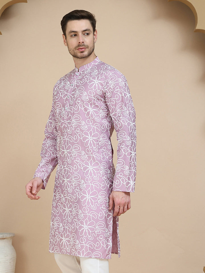Floral Printed Kurtas For Men