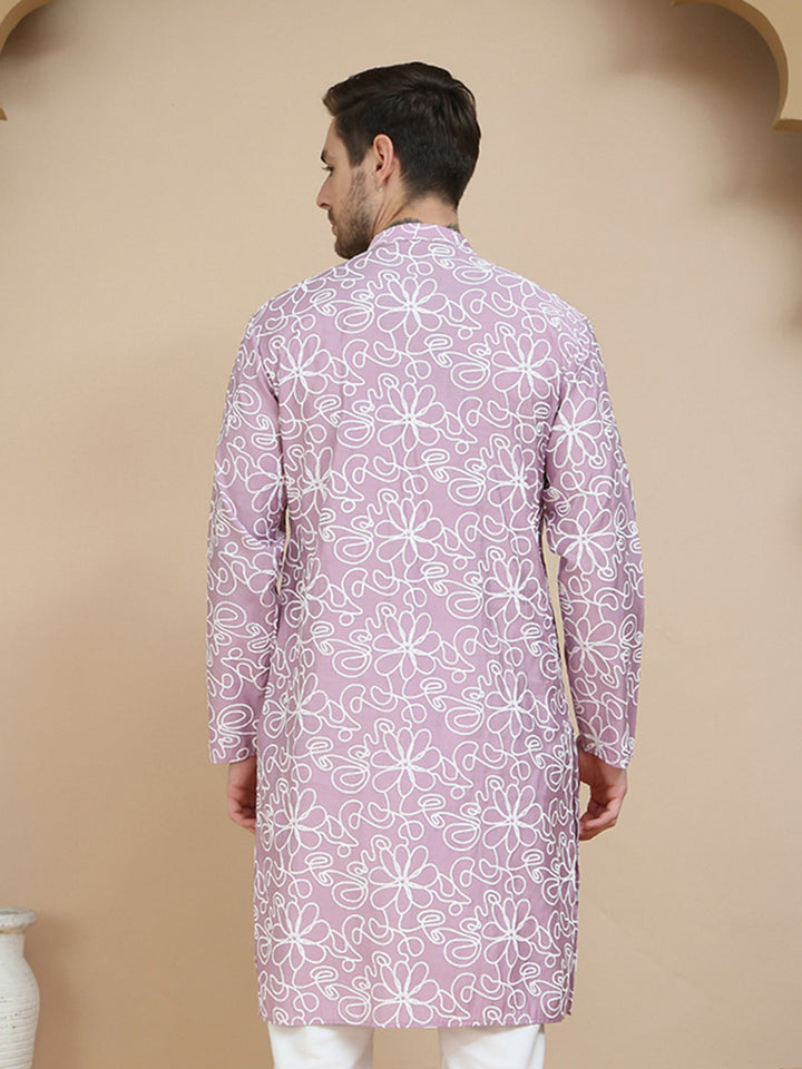Floral Printed Kurtas For Men