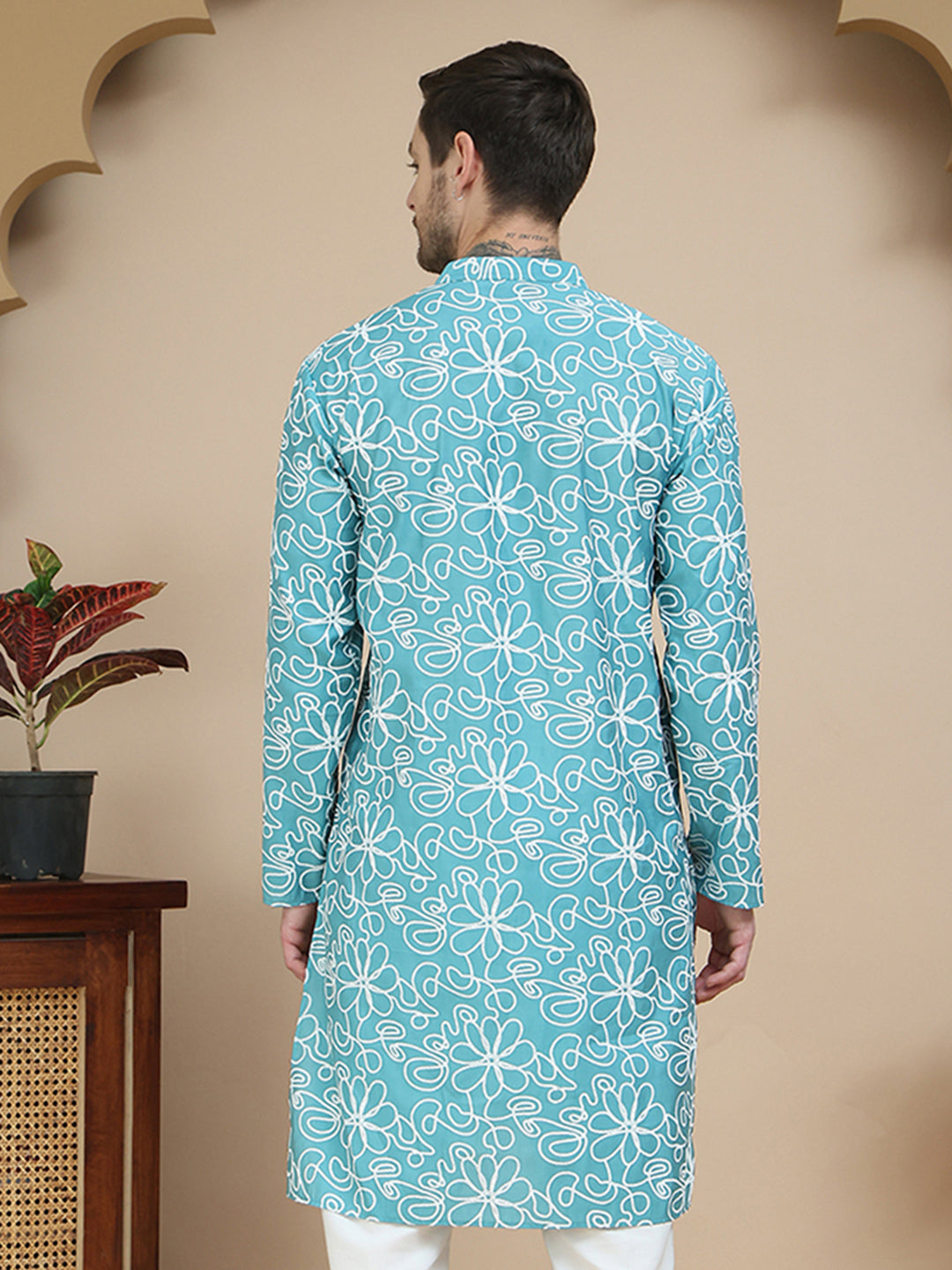 Floral Printed Kurtas For Men