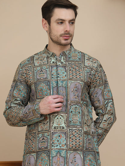Embroidered Kurtas For Men