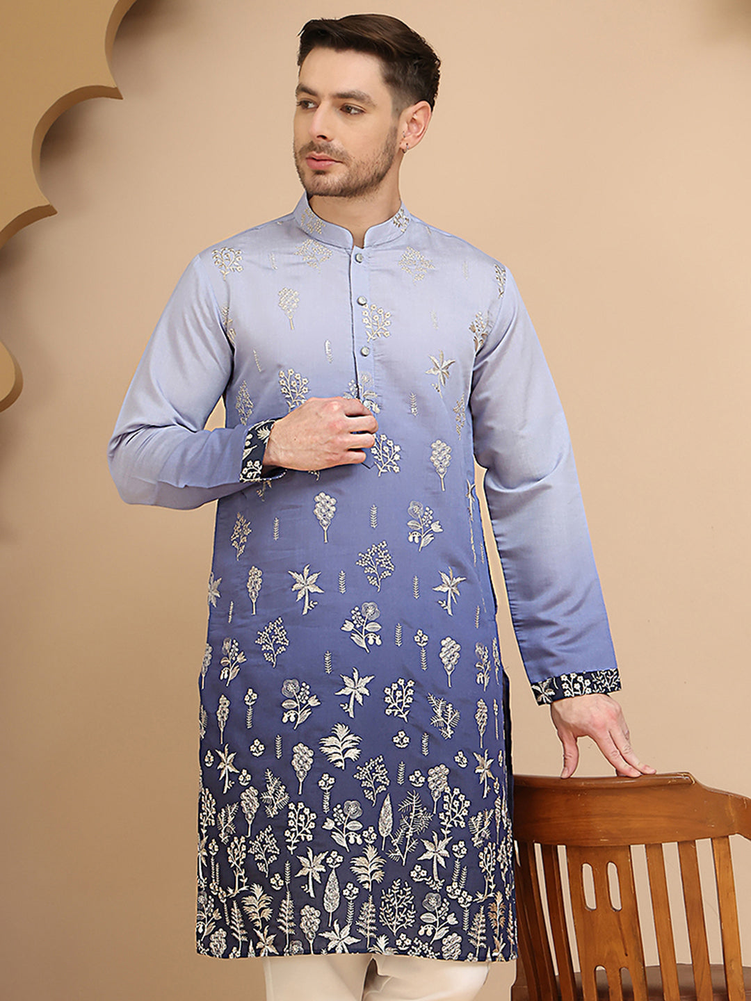 Ombre &amp; Embroidered Kurtas.