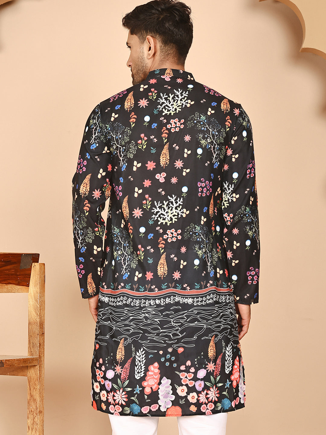 Floral Printed Cotton Blend Kurtas