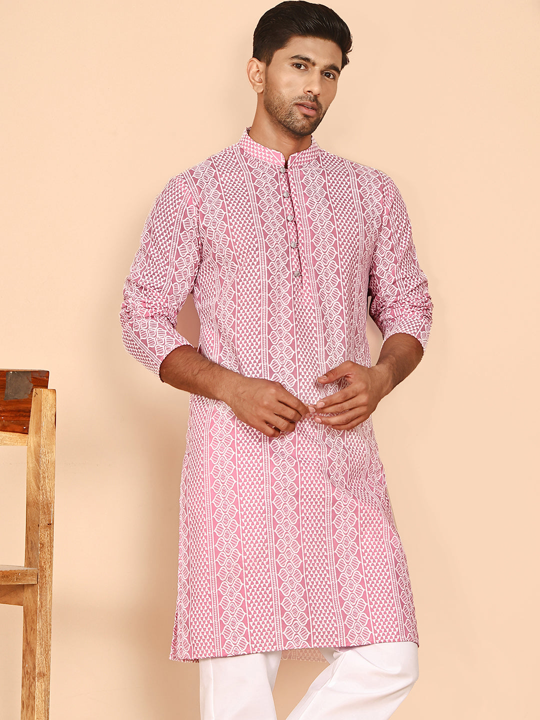 Embroidered Cotton Kurtas
