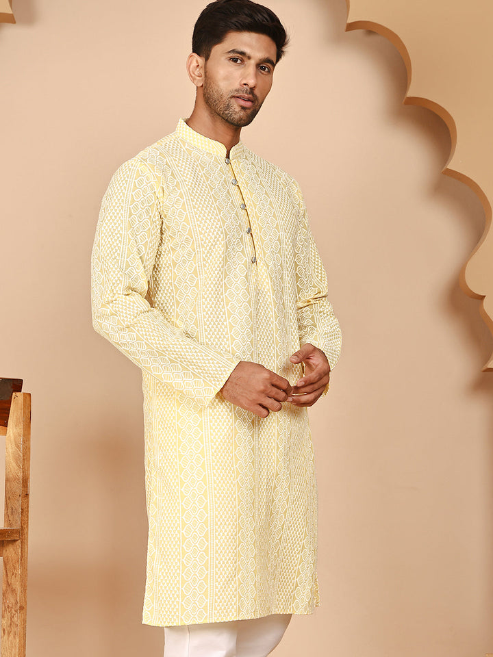 Embroidered Cotton Kurtas