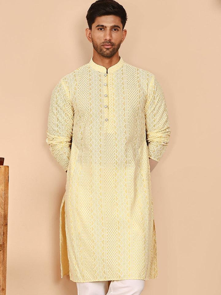 Embroidered Cotton Kurtas