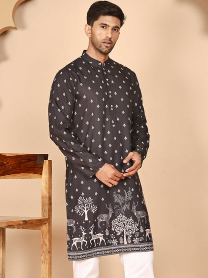 Men’S Ethnic Printed Kurtas