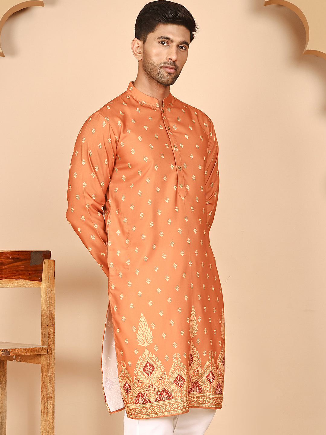 Men’S Ethnic Printed Kurtas