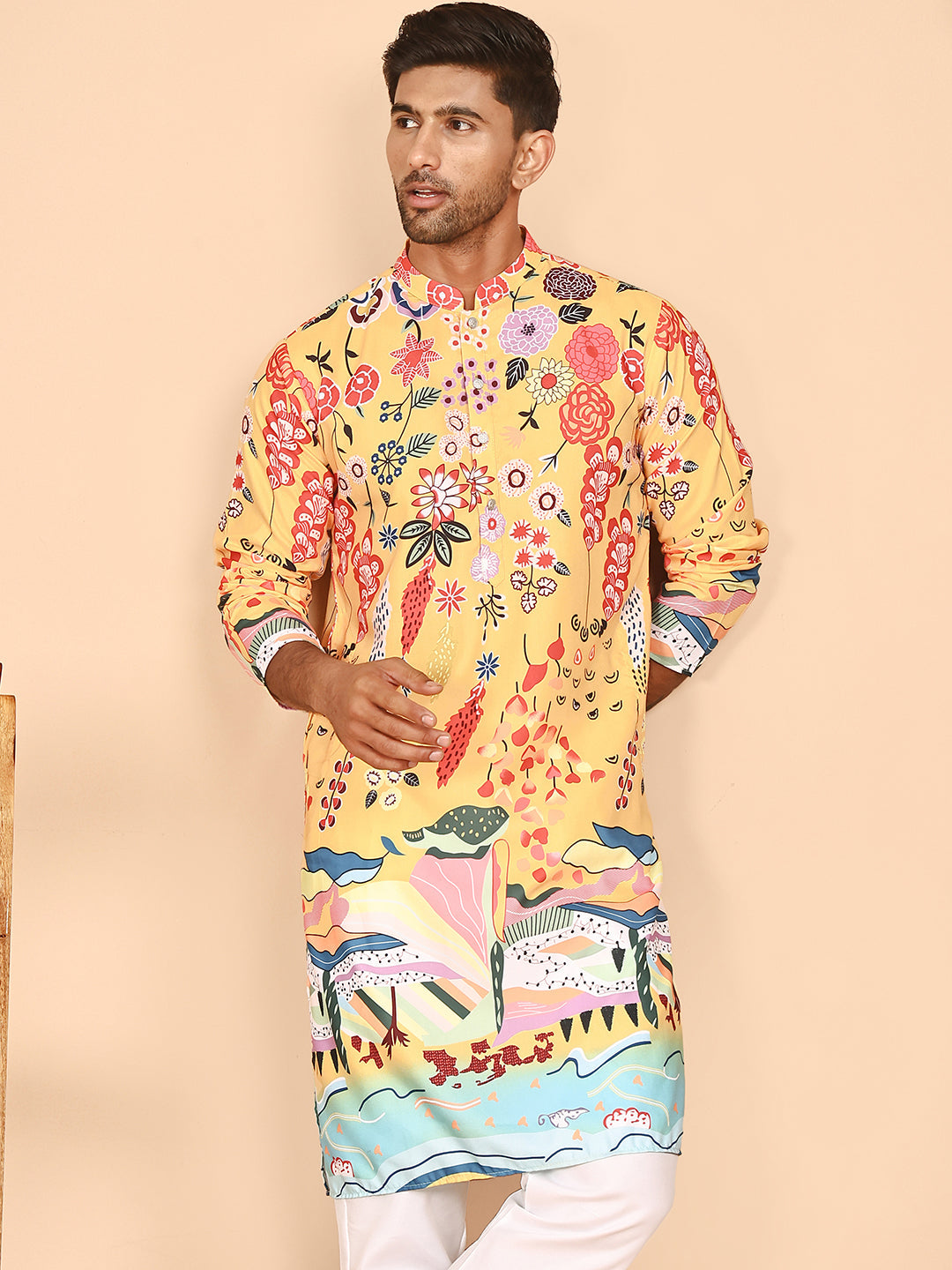 Printed Kurtas With Artistic Design