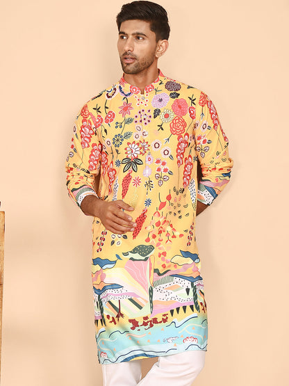 Printed Kurtas With Artistic Design