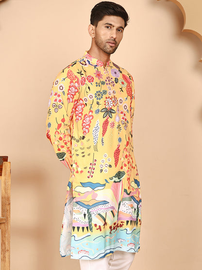 Printed Kurtas With Artistic Design