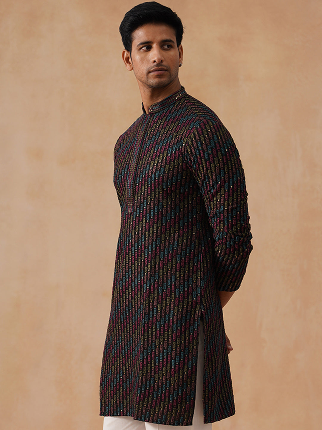 Viscose Rayon Embroidered Kurta