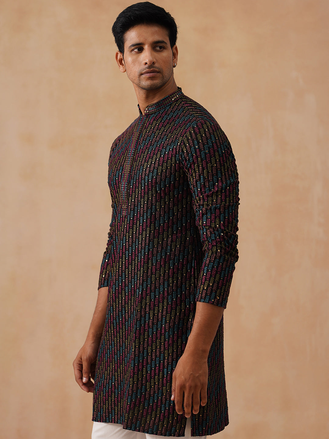 Viscose Rayon Embroidered Kurta