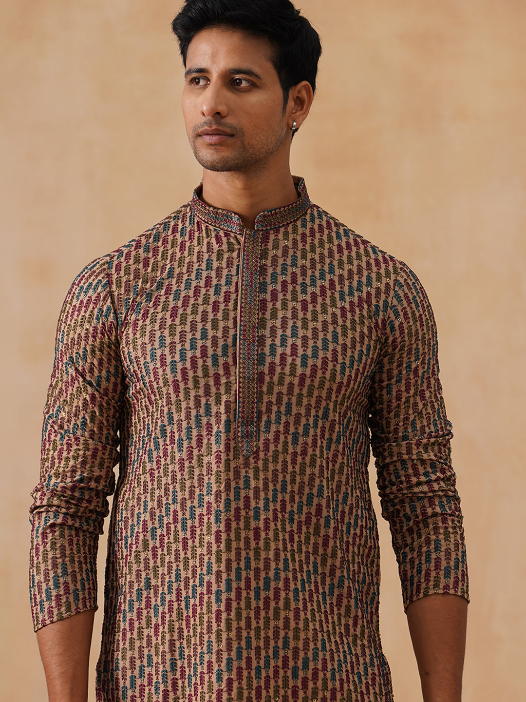 Viscose Rayon Embroidered Kurta