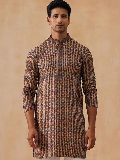 Viscose Rayon Embroidered Kurta