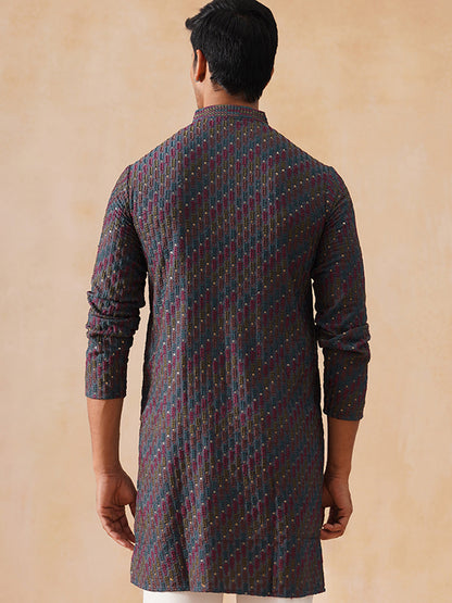 Viscose Rayon Embroidered Kurta