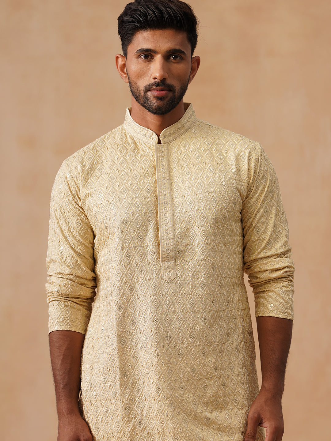 Viscose Rayon Embroidered Kurta
