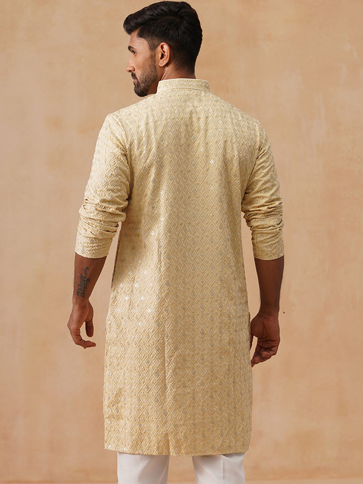 Viscose Rayon Embroidered Kurta