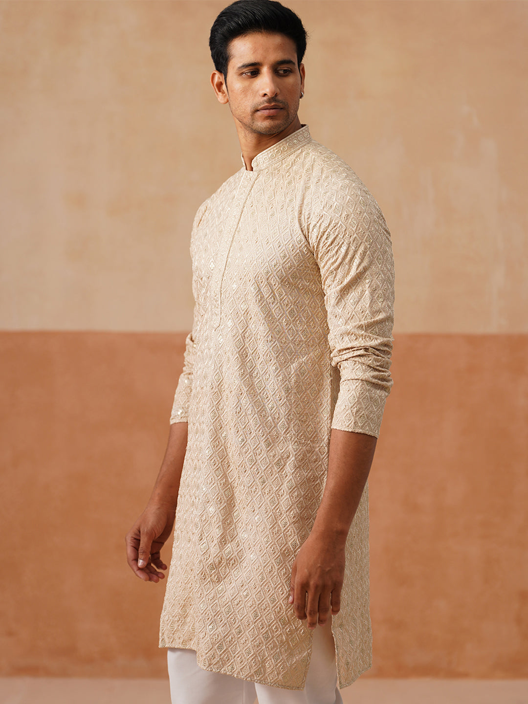 Viscose Rayon Embroidered Kurta