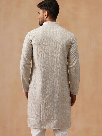 Viscose Rayon Embroidered Kurta
