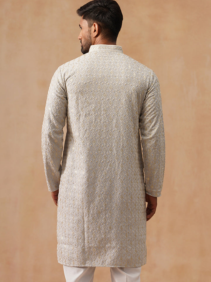 Viscose Rayon Embroidered Kurta