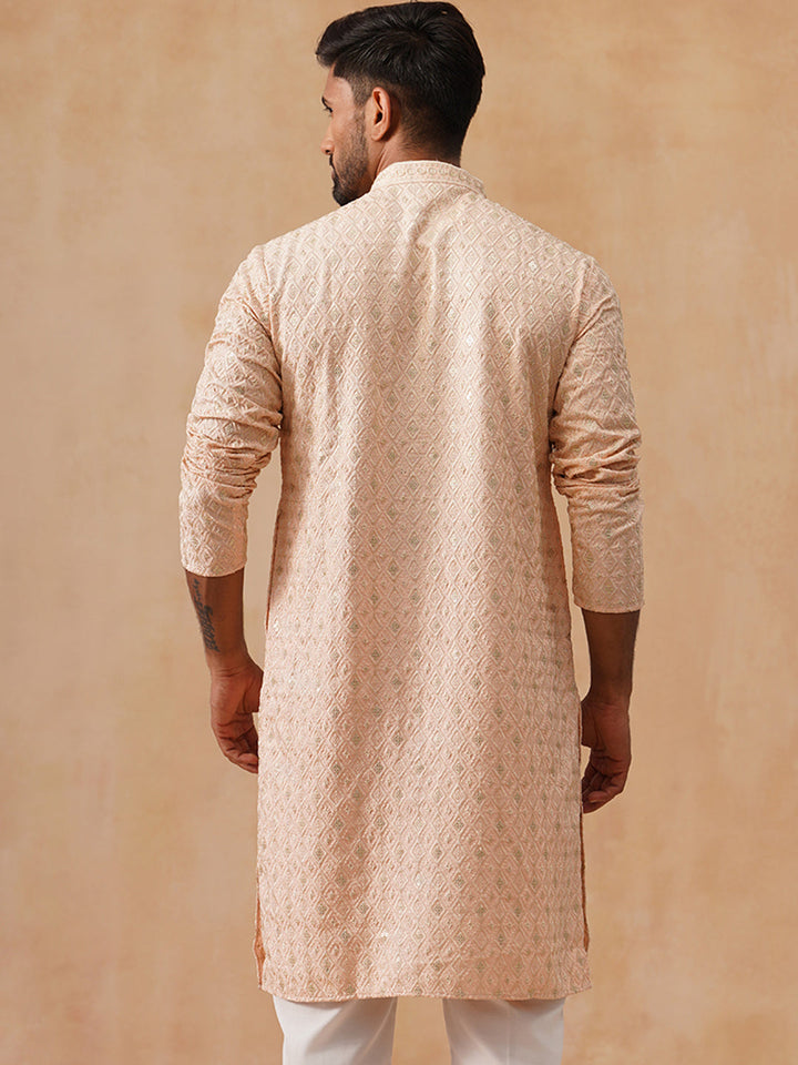 Viscose Rayon Embroidered Kurta