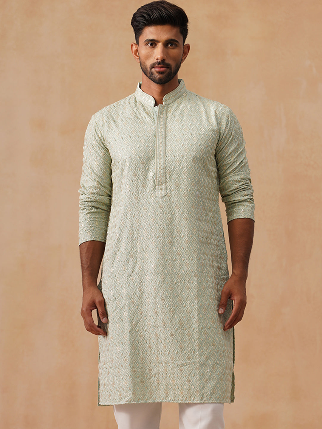 Viscose Rayon Embroidered Kurta