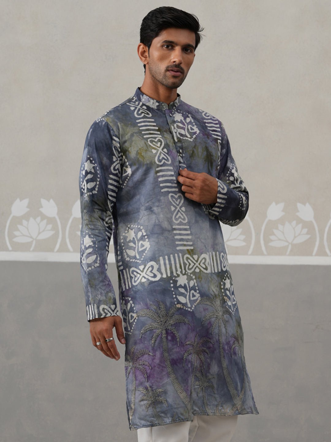 Abstract Ethnic Printed Kurta