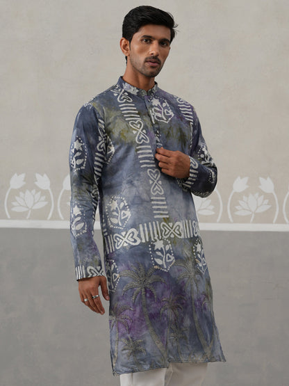 Abstract Ethnic Printed Kurta