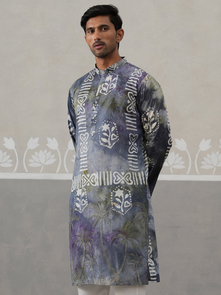 Abstract Ethnic Printed Kurta