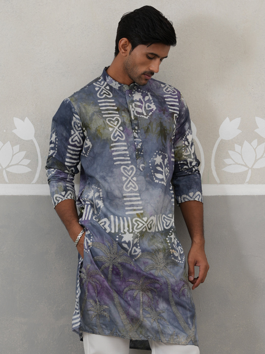 Abstract Ethnic Printed Kurta