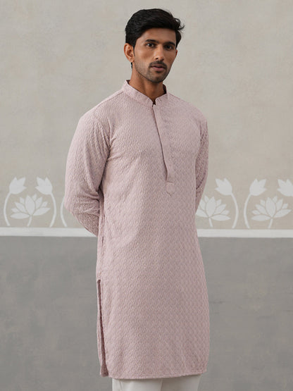 Men Embroidered Viscose Rayon Kurta
