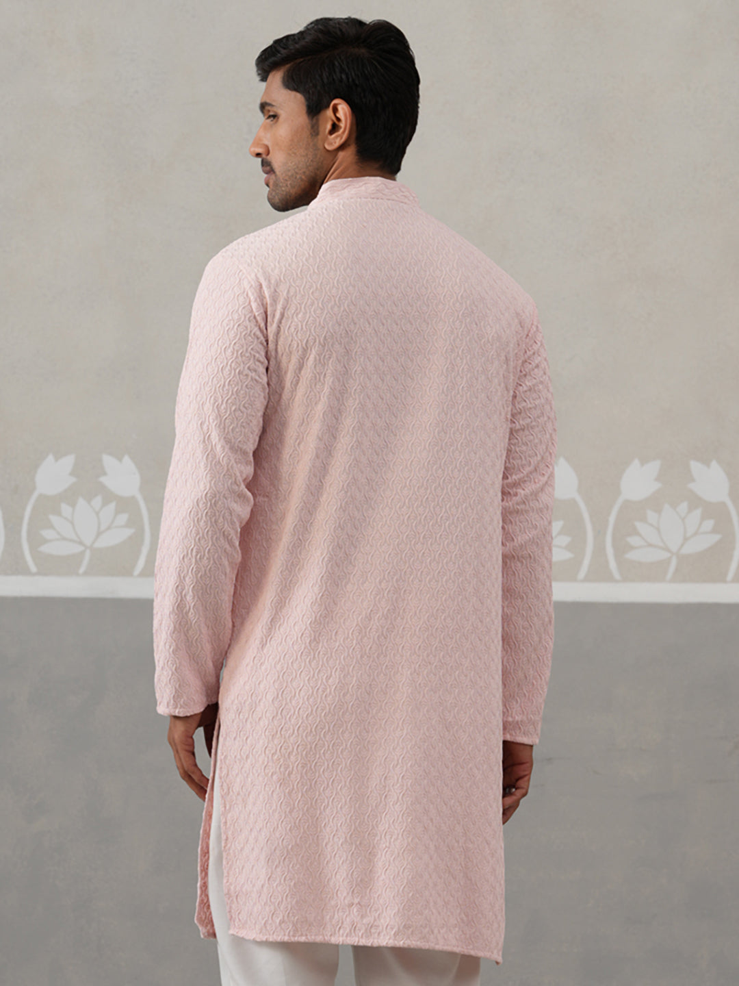 Men Embroidered Viscose Rayon Kurta