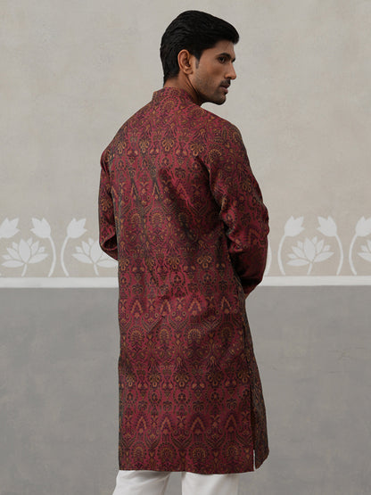 Silk Blend Designer Kurta For Men