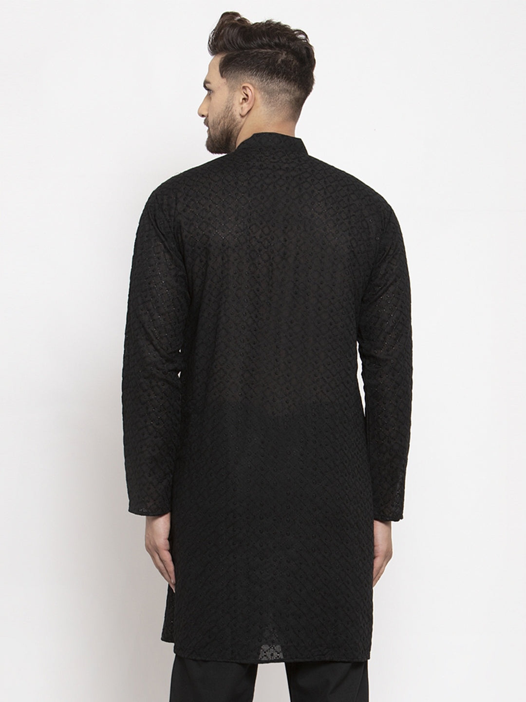 Men Ethnic  Embroidered  Pure Cotton Kurta