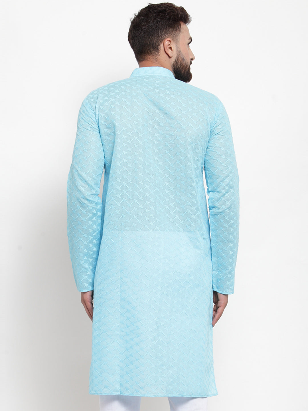 Men Ethnic  Embroidered  Pure Cotton Kurta