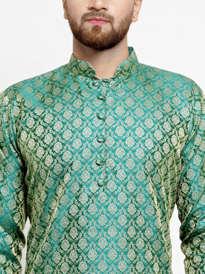 Men'S Woven Design Jacquard Kurta